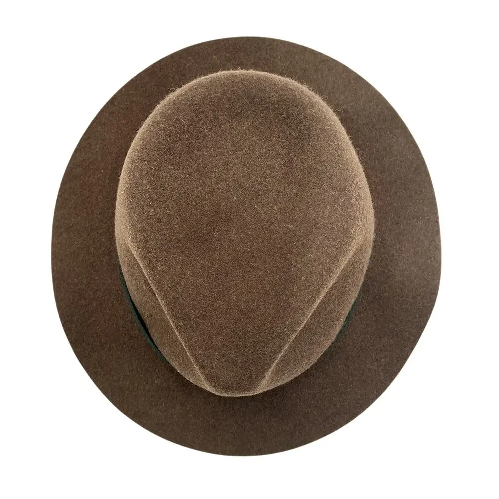 Rag & Bone Packable Brown Fedora Hat Size L
